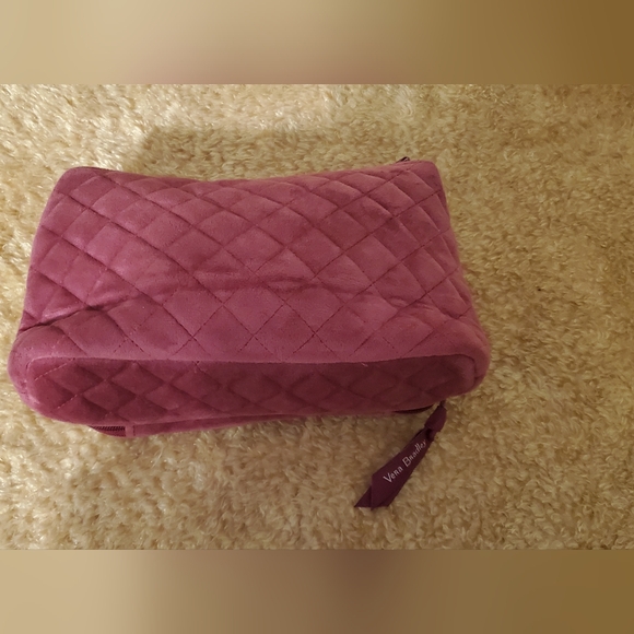 Vera Bradley Pink Velvet Makeup small purse. - Picture 3 of 5